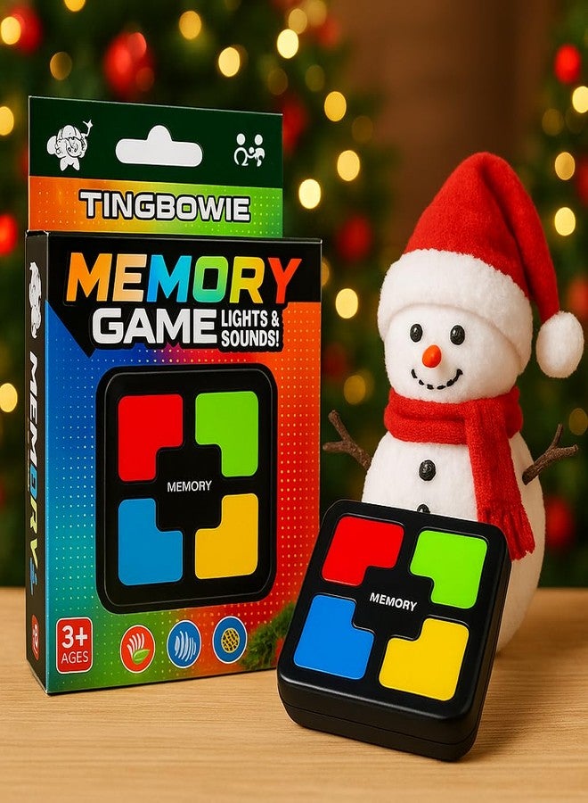 tingbowie Lights Up Memory Game Handheld Electronic Toy, Color Memorizing with Lights and Sounds - Image 3